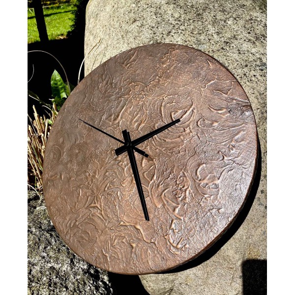  Laikrodis "Sendintas Varis" dengtas metalu 37 cm skersmens