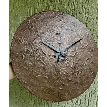  Laikrodis "Sendintas Varis" dengtas metalu 37 cm skersmens