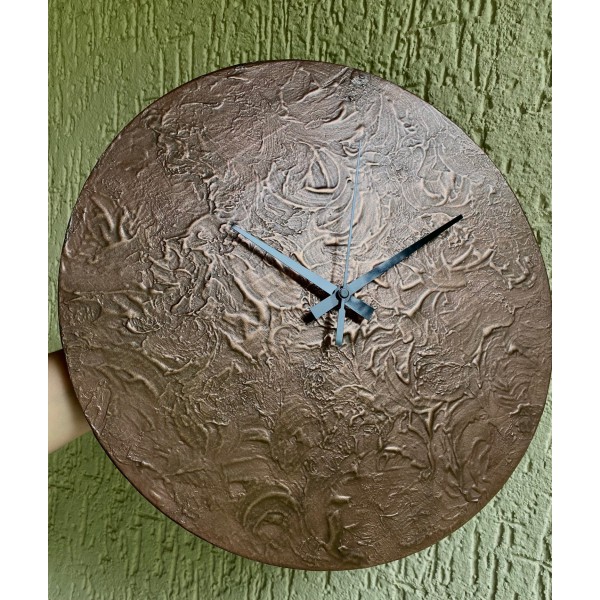  Laikrodis "Sendintas Varis" dengtas metalu 37 cm skersmens