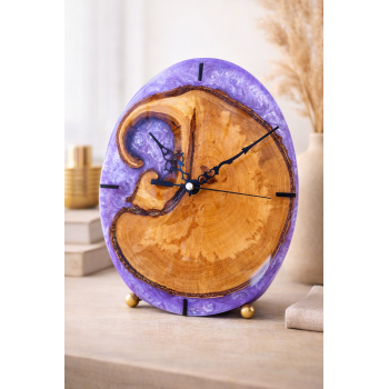 Laikrodis "Levandų sodas” aukštis-26cm plotis-20cm