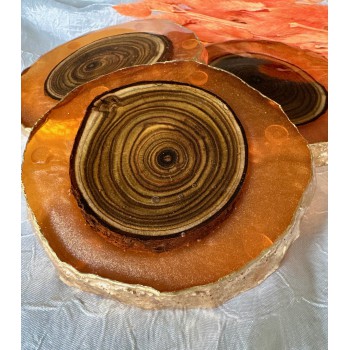 Padėkliukai "Žagrenis aukso kraštukais"