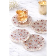 "Prabangus komplektas su rožių lapeliais"