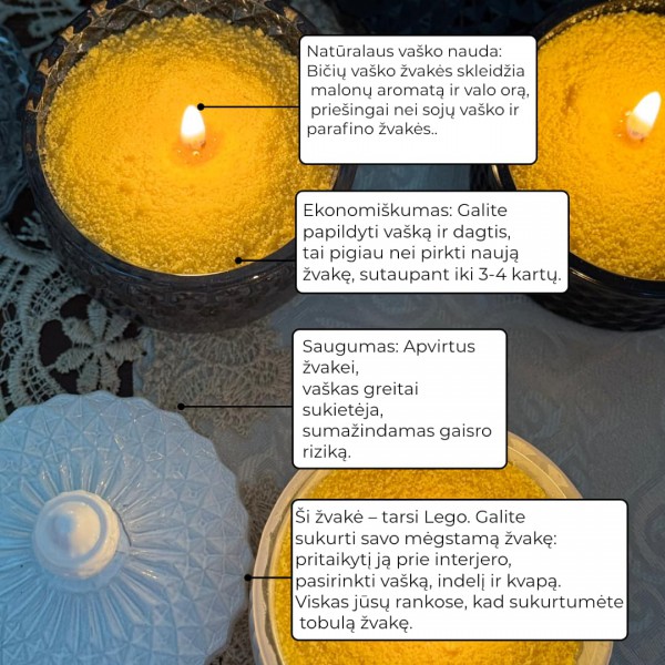 Žvakė "sukurk  savo žvakę"